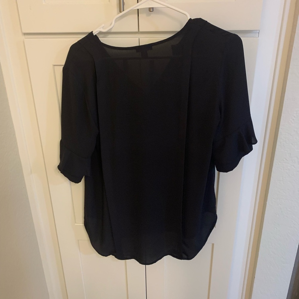Ann Taylor Navy blouse